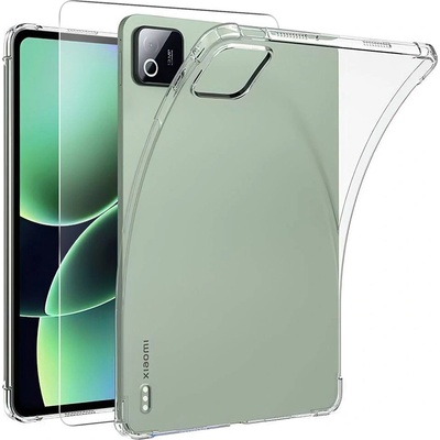 Xiaomi Прозрачен TPU калъф със скрийн протектор от закалено стъкло за Xiaomi Pad 8 / 8 Pro