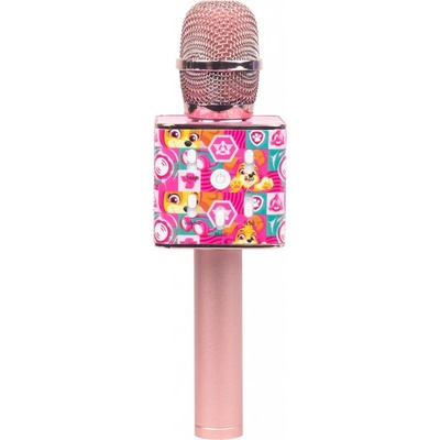 Karaoke mikrofon Nickelodeon bezdrátový růžový Tlapková patrola