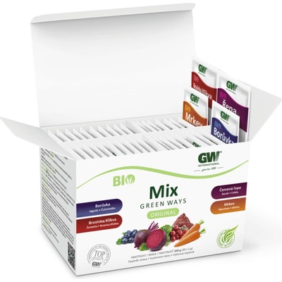 Green Ways Bio sušený prášek MIX 200 g Druh: Borůvka