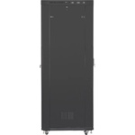 Lanberg rack cabinet 19" free-standing 47U/800x1000 (flat pack) with glass door lcd black v2 (FF01-8047-12BL) - gtcomputers