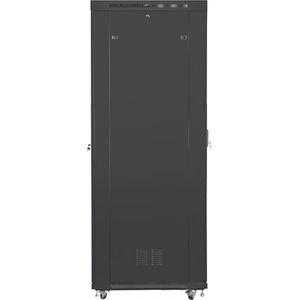 Lanberg rack cabinet 19" free-standing 47U/800x1000 (flat pack) with glass door lcd black v2 (FF01-8047-12BL) - gtcomputers