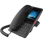 Fanvil H6W Black (FANVIL-H6W-BK) - Wi-Fi 6 хотелски IP телефон с 5 DSS клавиша, 10/100 Mbps Ethernet, PoE (FANVIL-H6W-BK)
