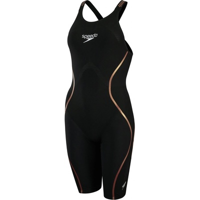 Speedo Бански костюм Speedo Women's Lzr Intent Race Swimsuit - Black/Gold