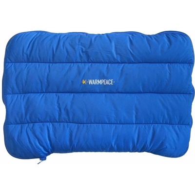 Warmpeace Péřový polštář ZIP blue 39x26