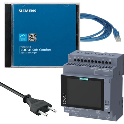 Siemens LOGO! 9 Starter kit 230 RCE + DVD Soft Comfort V9