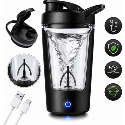 sennifar sennifar-0436-Nádoba na mixovanie 450 ml 1,8 W čierna