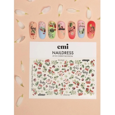E.Mi Vodolepka Naildress Slider Design 103 Cherry Blossom