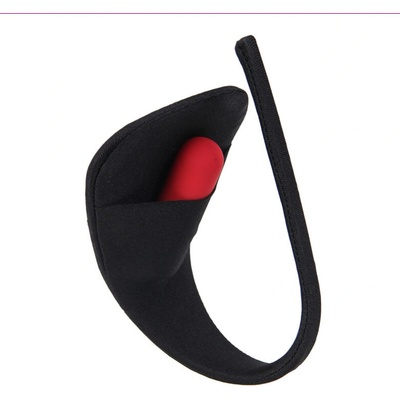 STD Invisible Strapless C-String Metallic Look Black – Zboží Dáma
