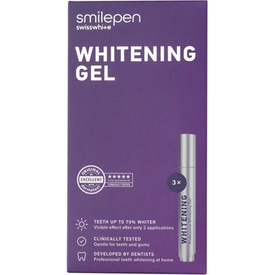 Smilepen Whitening Gel sada gelových bělicích per 3 x 6 ml