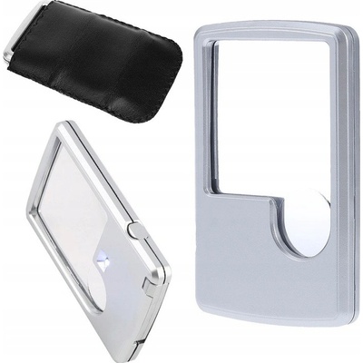 Verk Vrecková lupa s LED osvetlením 3x / 6x