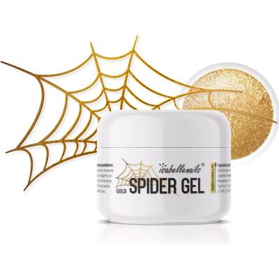 Isabellenails Spider Gel Gold na zdobení nehtů zlatý 5g