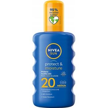 Nivea Sun Protect & Moisture hydratační mléko na opalování SPF20 200 ml