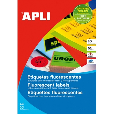 Apli fluorescentní zelená, 240 ks/bal., 20 ks 15772