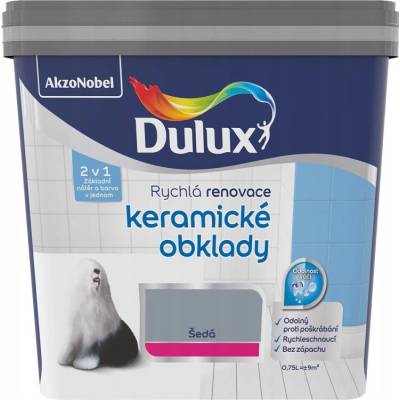 Dulux Renovácia Keramické obklady 0,75 l šedá