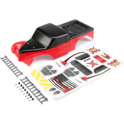 ECX karosérie červená žebříky: Axe