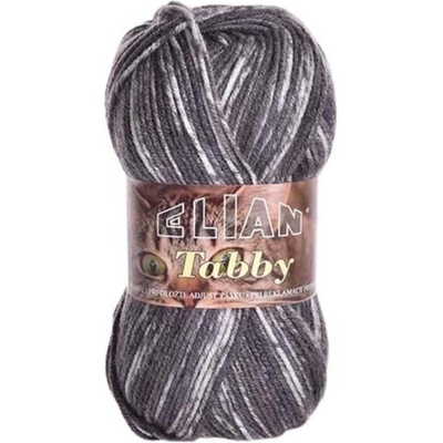 Pletací příze Elian Tabby 31898 - šedá
