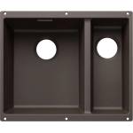 BLANCO Subline 340/160 - Мивка от Silgranit, 56x46 см, цвят кафе 527824 (527824) Мивка за вграждане