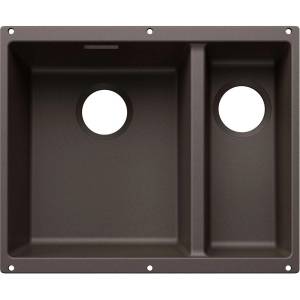 BLANCO Subline 340/160 - Мивка от Silgranit, 56x46 см, цвят кафе 527824 (527824) Мивка за вграждане