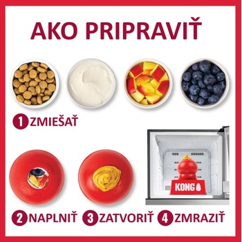 Kong Classic Granát S 7,6 x 4,4 cm