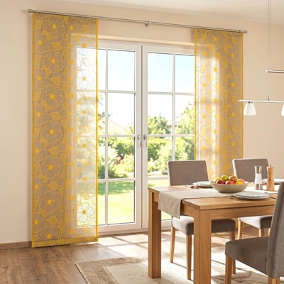 Závesový panel - Vera 50 x 240 cm žltá