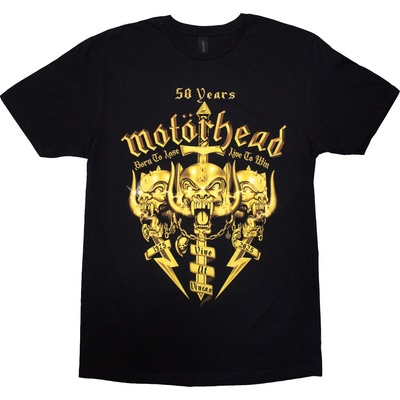 Motörhead 50 Years Swords & Warpig Black M Риза (<![CDATA[MHEADTEE79MB02]]>)