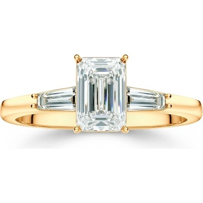 Savicki Prsteň žlté zlato laboratórne diamanty R10 1 LAB Z