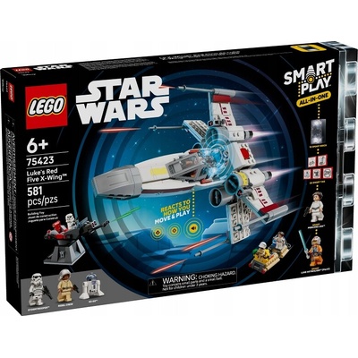 LEGO® Star Wars 75423 Inteligentná hračka X-Wing Červená Päťka Luka Skywalkera