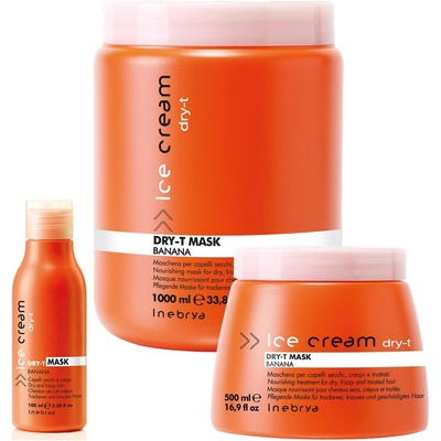 Inebrya Ice Cream Dry-T Mask maska pre suché a poškodené vlasy 500 ml