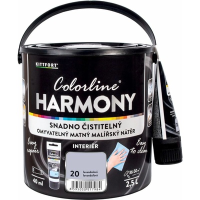 KITTFORT Colorline HARMONY 2,5 l levandulová matná