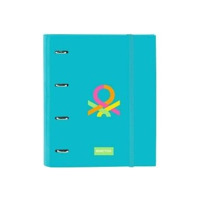 Benetton Папка с пръстени Benetton Summer Син 27 x 32 x 3.5 cm