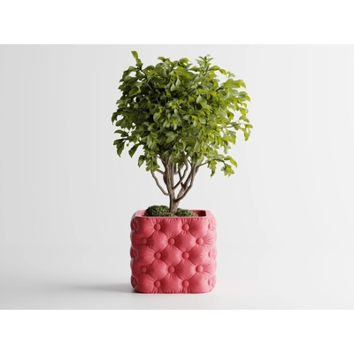 Кашпа Chesterra Голяма, 136x136xH118мм- Розова