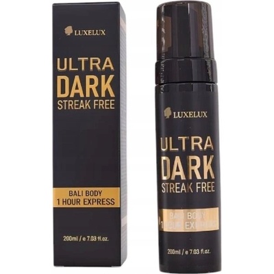 Pěna pro samoopálení Ultra Dark 1H Express 200 Ml bez šmouh Luxelux