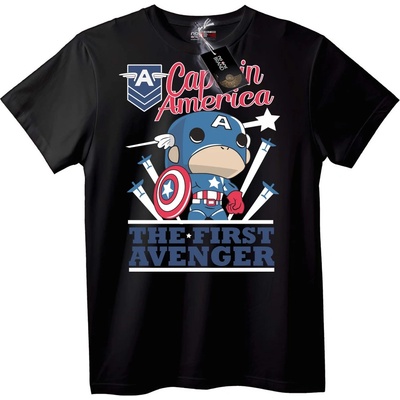 NOONEBRAND Тениска Captain America The First Avenger - 2XL, White