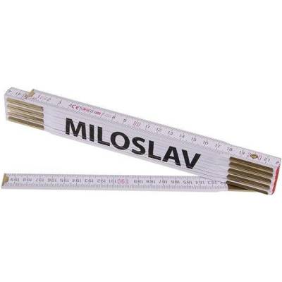 Kola Pirkl Metr skládací 2m MILOSLAV Profi bílý dřevo