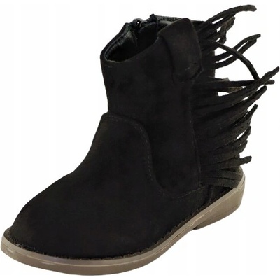 Kotníkové boty kovbojské boty se zapínáním na zip