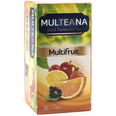 Multeana Čierny čaj multifruits 20 x 1,5 g