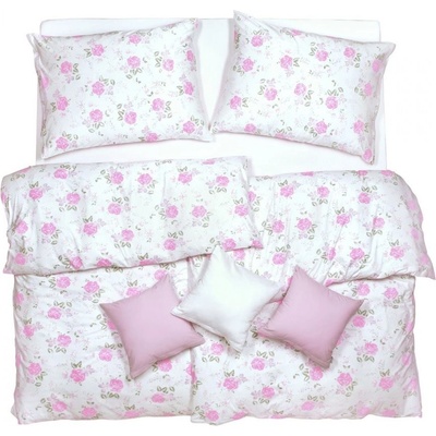 SCANquilt Obliečky jersey ruža 140x200 70x90