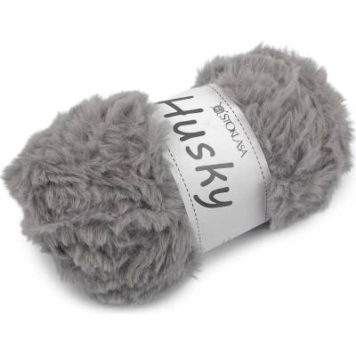 Pletací příze Husky 100 g Varianta: 5 šedá světlá, Balení: 1 ks 57858/147369/267311