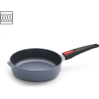 WOLL Hluboká Pánev na soté Diamond LITE s odnímatelnou rukojetí 24 cm na indukci