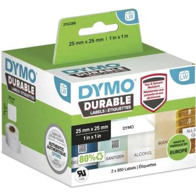 Štítky Dymo LW Durable - odolné, 25x25 (1933083) 2x850ks