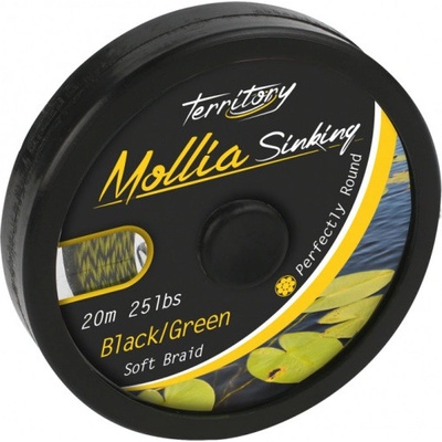 Mikado šnúra Mollia Hooklink Black/Green 20m 11,3kg