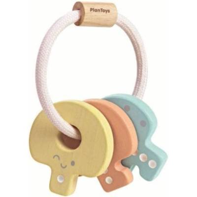 Plan Toys Chrastítko Pastelové klíče