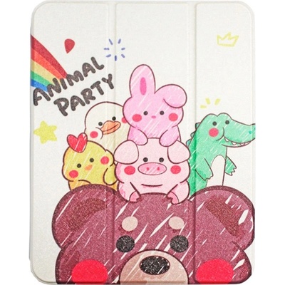 Comma puzdro Lingos Case with Pencil Slot iPad 10.9 2022 10th Gen Animal Party 6938595377358