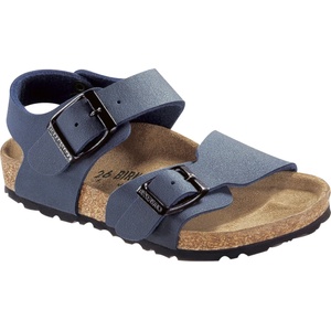 Birkenstock Детски сандали Birkenstock Kid's New York Birkibuc Sandals - Navy - размер 28 (702-4253-0215)