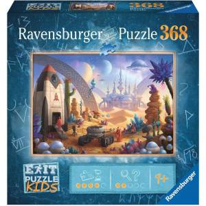 Ravensburger - Puzzle Exit Puzzle Kids: The Space Mission - 368 piese