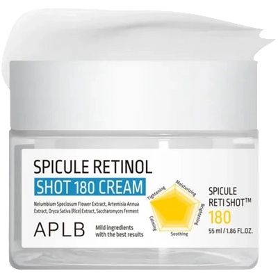 APLB Spicule Retinol Shot 180 Cream - Анти-ейдж крем с ретинол и спикули 55мл