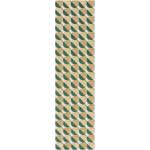 Flair Rugs Жълто-зелена пътека 60x230 cm Carlos Circle Geo - Flair Rugs (503119377010)