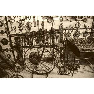 DIMEX ART Флизелинов фототапет стар велосипед 375 x 250 см