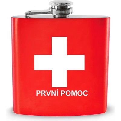 Orion Nerezová vrecková fľaša First Aid0,l 17