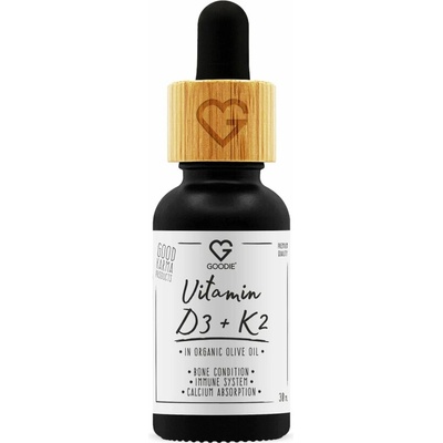 Goodie Vitamín D3 a K2 v BIO panenském olivovém oleji 500 IU 30 ml